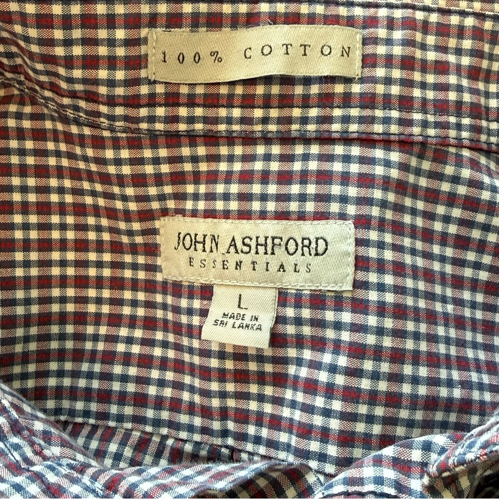 John Ashford Essentials Short Sleeve Button-Down Shirt Men’s Large - Picture 5 of 6